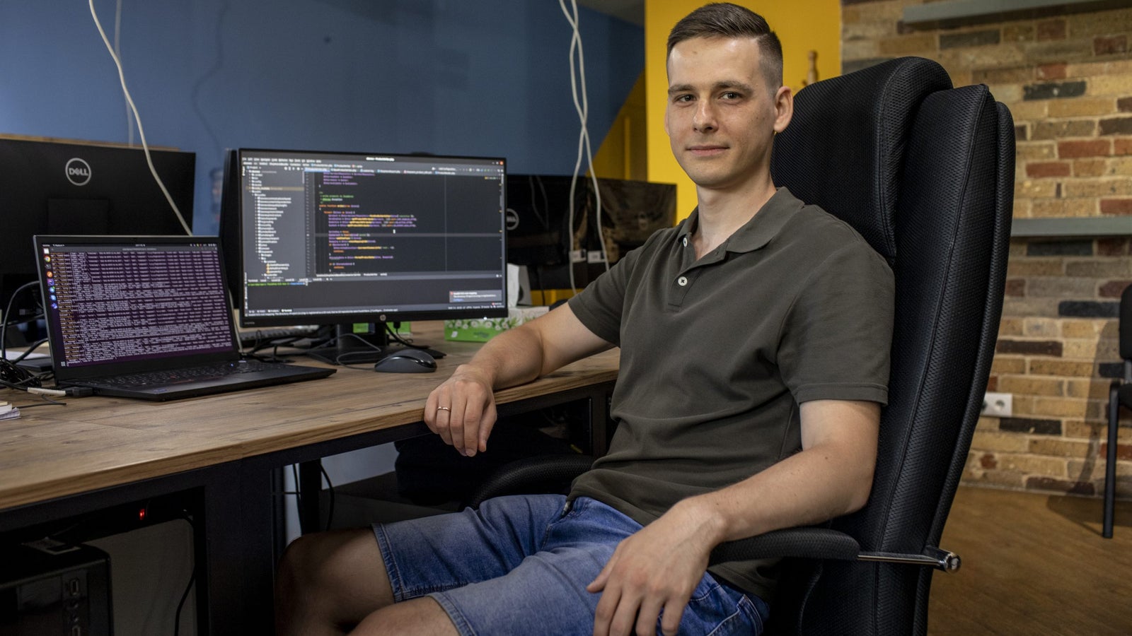 Russian tech worker Grigory Buzmarev