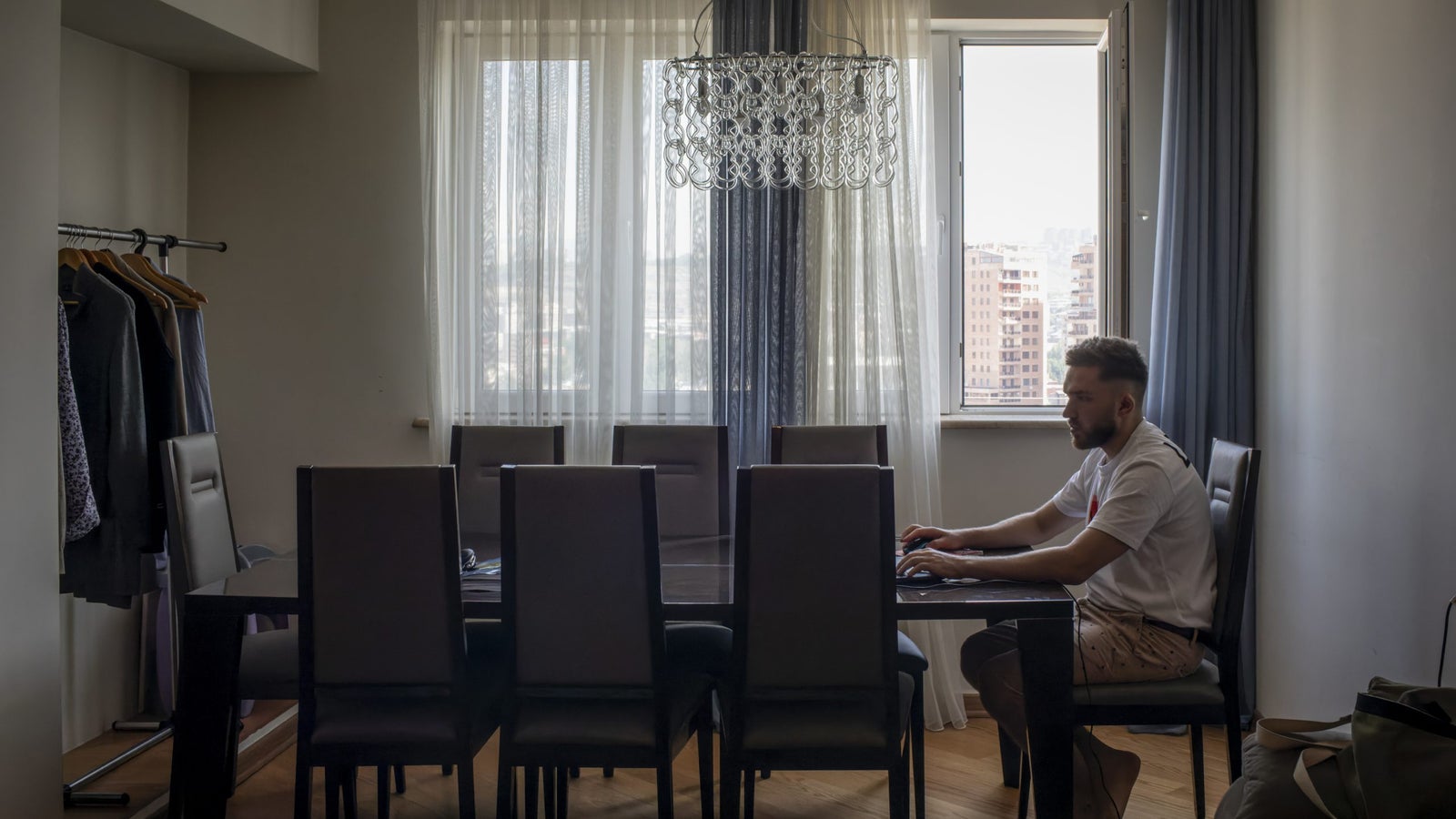 Russian tech worker Daniel Zelenkin