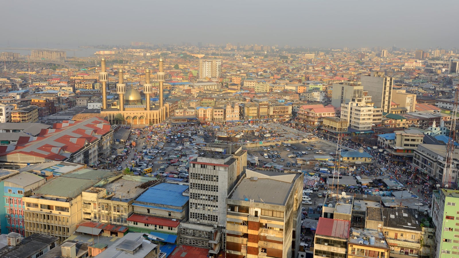 A view of Lagos, Nigeria.